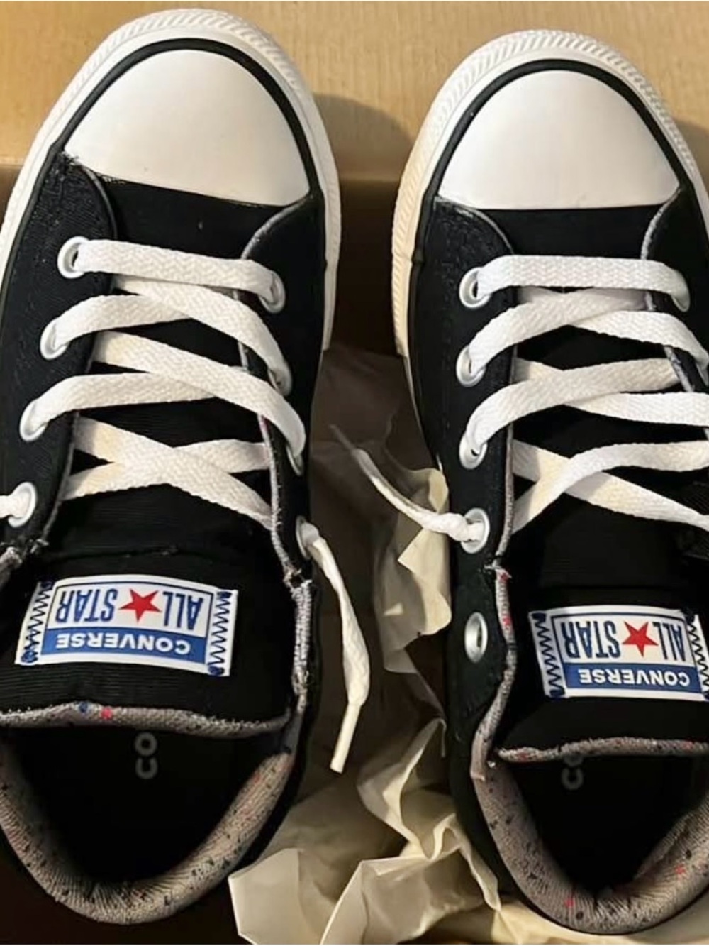 Converse Kids Black & White All Star Low Top Sneakers